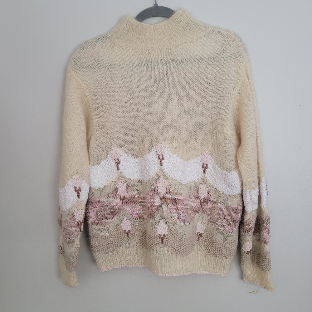 Vintage Wool? Sweater Women's Medium Cowl Neck - Picture 2 of 3